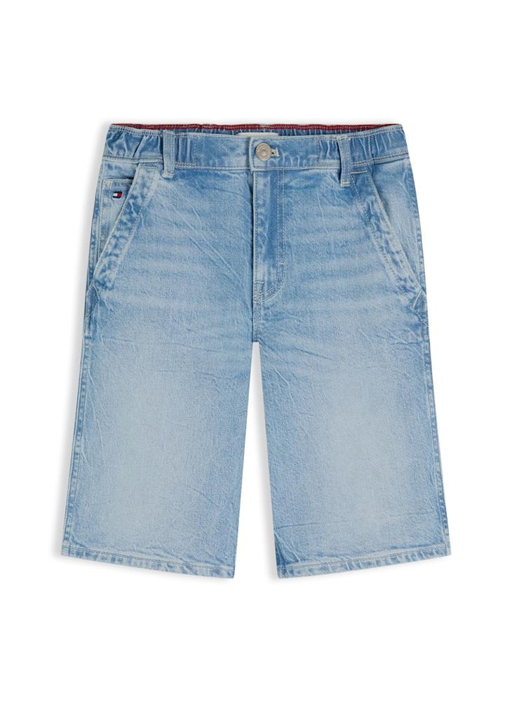 TOMMY HILFIGER Faded Loose Denim Shorts - Image 5