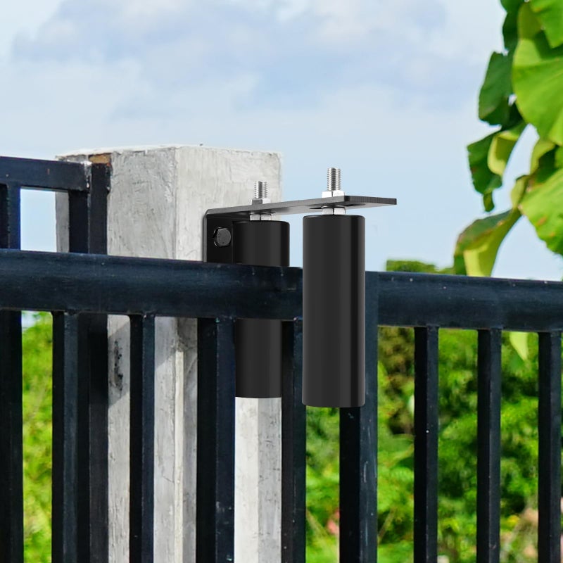 Neiteli 6"Gate Roller Guide,Sliding Gate Hardware with L-Sliding Gate Brackets,Sliding Gate Kit,Universal Adjustable Heavy Duty Sliding Gate Rollers,Rolling Gate Hardware Kit - Image 5