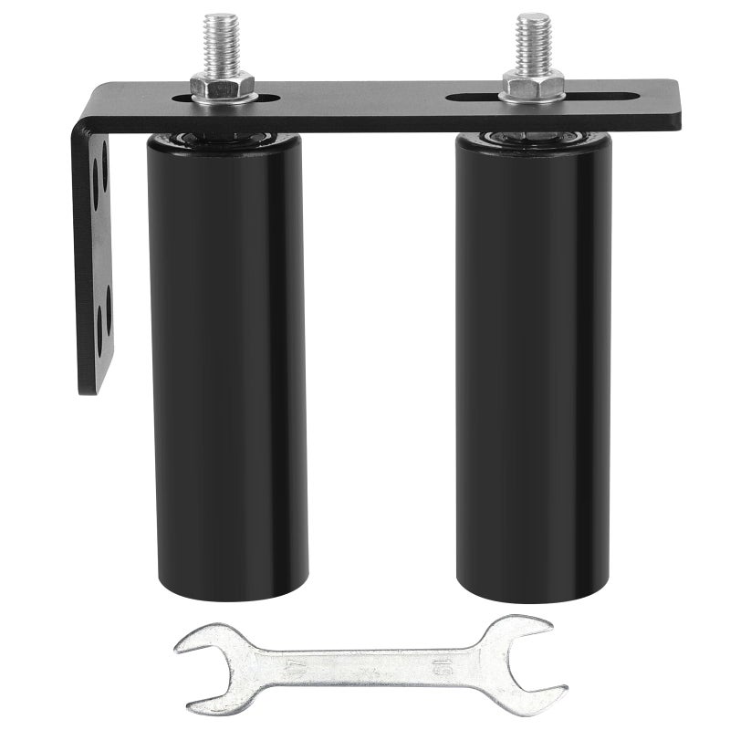 Neiteli 6"Gate Roller Guide,Sliding Gate Hardware with L-Sliding Gate Brackets,Sliding Gate Kit,Universal Adjustable Heavy Duty Sliding Gate Rollers,Rolling Gate Hardware Kit - Image 1