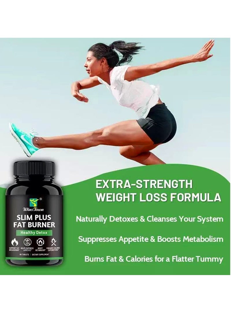 Physical Slim Plus Fat Burner Healthy Detox Dietary Supplement 60 Tablets