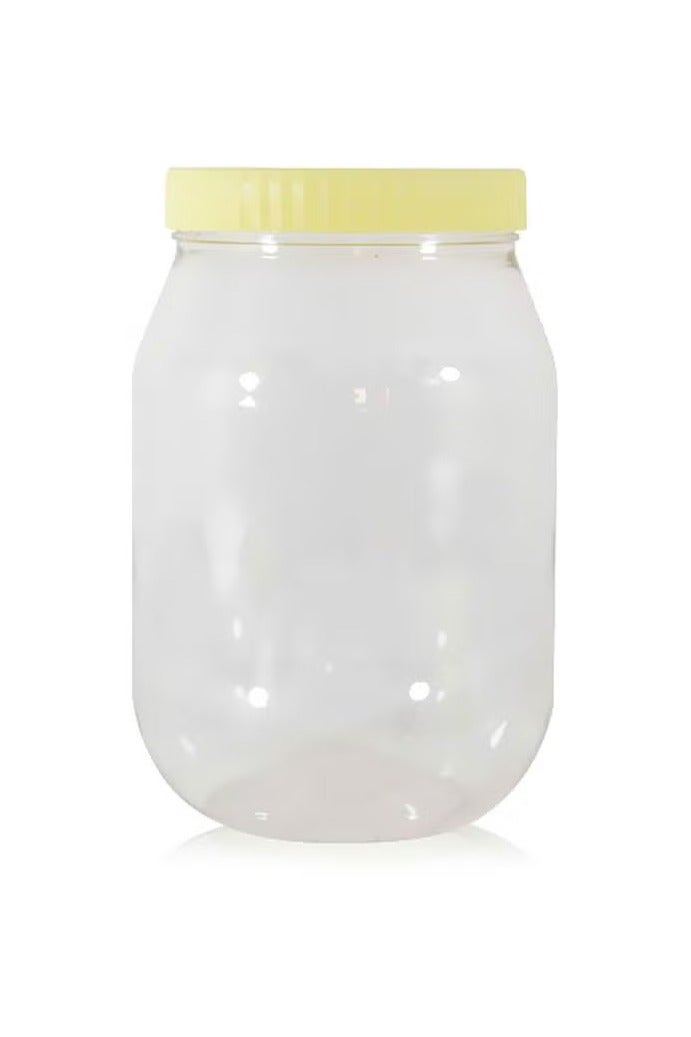 Sunpet Plastic Spice Jar Clear/Yellow 3000ml 