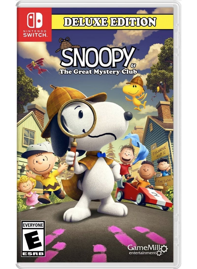 GameMill Snoopy & The Great Mystery Club [Deluxe Edition] - Nintendo Switch - nintendo_switch - Image 1