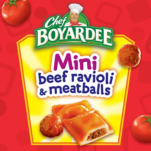 Chef Boyardee Mini Beef Ravioli and Meatballs 15 Oz Can - Image 5