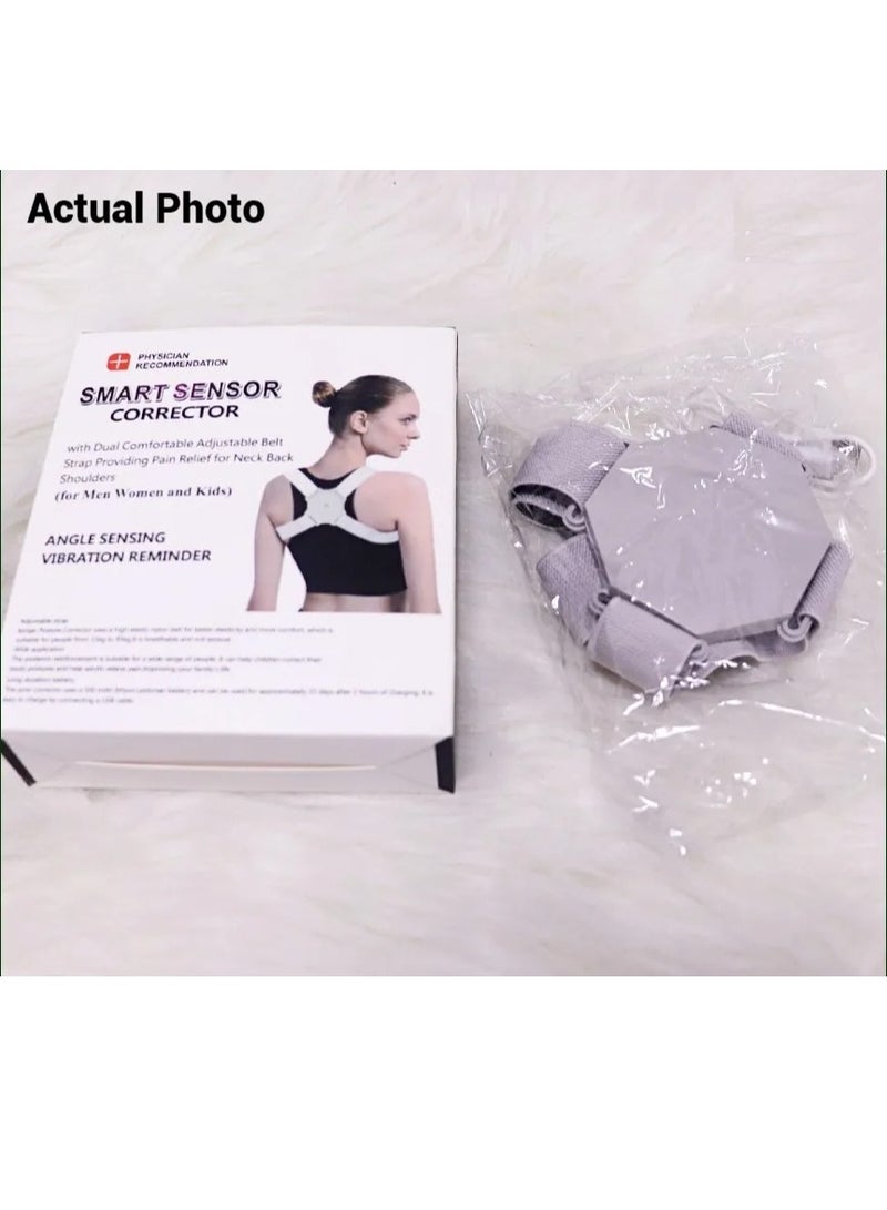 DubaiGallery Smart Posture Corrector for Adults and Kids, Sensor Posture Corrector, Intelligent Posture Reminder, Vibrate to Improve Posture, Slouch Humpback Brace for Women and Men, Comfortable Breathable - Image 4