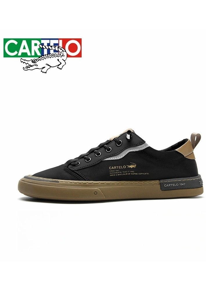 CARTELO Men's Casual Low Top Trendy Board Shoes  - Image 1