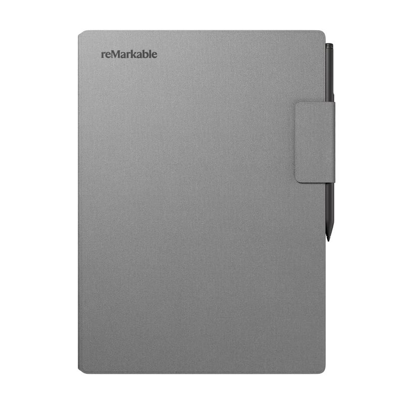 reMarkable Paper Pro - Polymer Weave Book Folio for Your 11.8'' Paper Tablet - Grey-Polymer Weave-M - Image 1