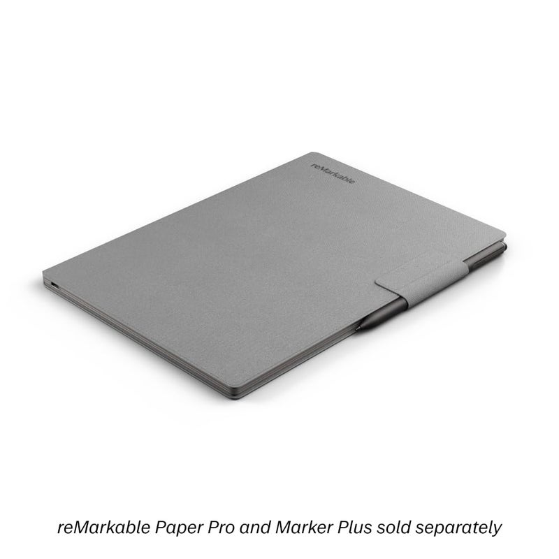 reMarkable Paper Pro - Polymer Weave Book Folio for Your 11.8'' Paper Tablet - Grey-Polymer Weave-M - Image 4