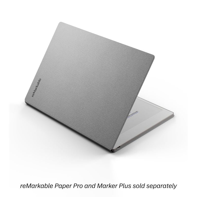 reMarkable Paper Pro - Polymer Weave Book Folio for Your 11.8'' Paper Tablet - Grey-Polymer Weave-M - Image 3
