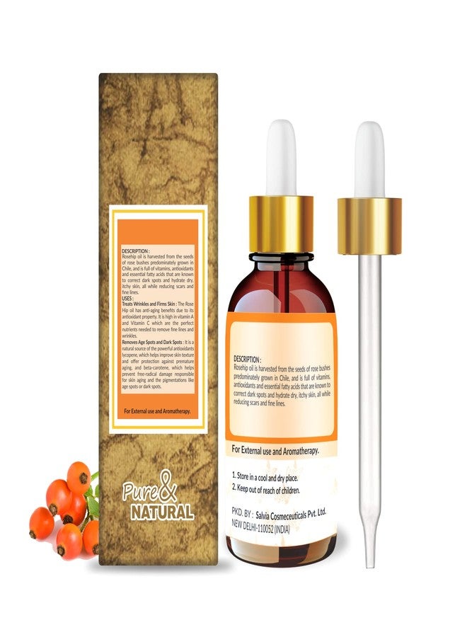 Crysalis Rosehip (Rosa Canina L.) Oil |100% Pure & Natural Undiluted Essential Organic Rosehip Oil For Anti-Aging Benefits, Enhances Elasticity And Moisturization,-30ml - Image 2