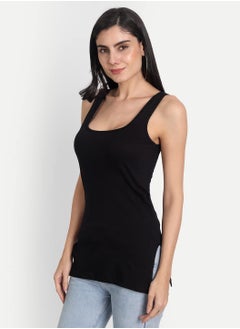 Aimly Aimly Women's Regular Fit Sleeveless Cotton Long Camisole Slip Spaghetti Combo Pack of 3  - Image 3