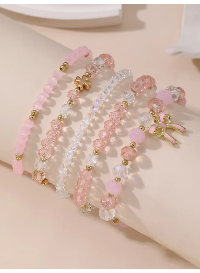 تايك تو Take Two Set of 3 - Faux Crystal Bracelet