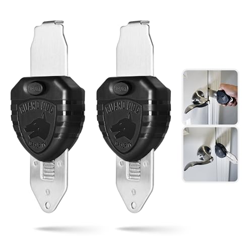 Guard Dog Security Blocklock Portable Door Lock, Hotel Door Locks for Travelers Security, Tough, Durable, Apartment Door Security, Home Security, Travel Essentials, Easy to Use - Image 1