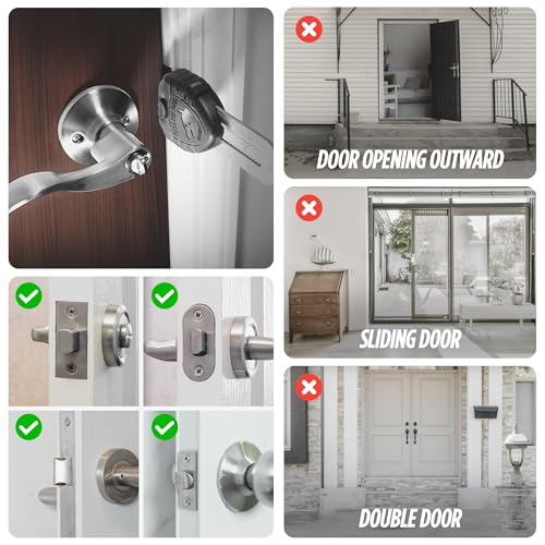 Guard Dog Security Blocklock Portable Door Lock, Hotel Door Locks for Travelers Security, Tough, Durable, Apartment Door Security, Home Security, Travel Essentials, Easy to Use - Image 5