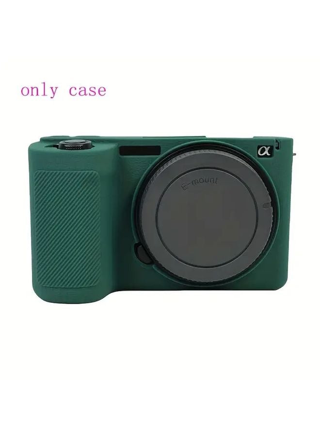 غلاف سيليكون أسود واقي لكاميرا Sony Alpha ZV E10 II - Image 2