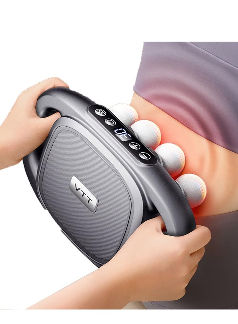 إسكدنيا مسدس التدليك، مسدس التدليك ذو العضلات الكهربائية اليدوية، 8 رؤوس 3 أوضاع، مدلك كامل الجسم لتخفيف الألم، الظهر، الساقين، الرقبة، هدايا للأسر والأصدقاء - Image 1