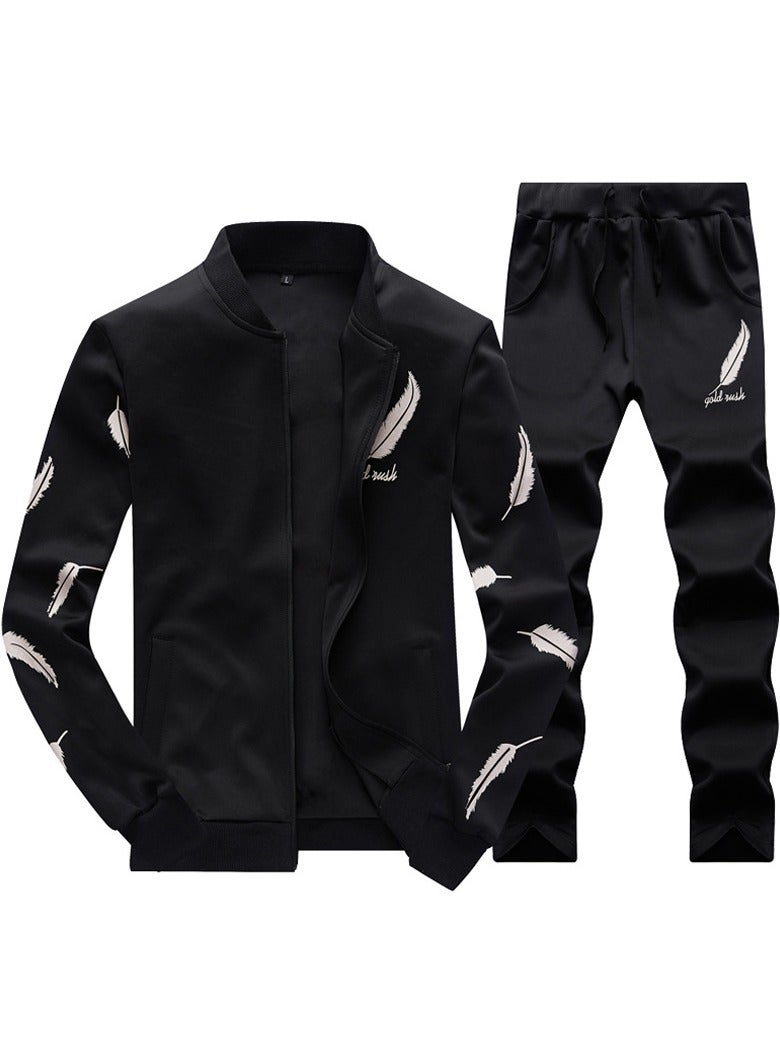 KUYING Spring and Autumn Youth Thin Hooded Casual Sportswear  - Image 1