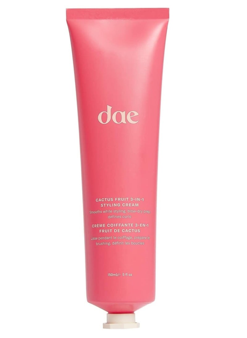 DAE - Hair Cactus Fruit 3-In-1 Styling Cream - Smooth Styles, Prep Shiny Blowouts, Defines Curls ,150ml - Image 1