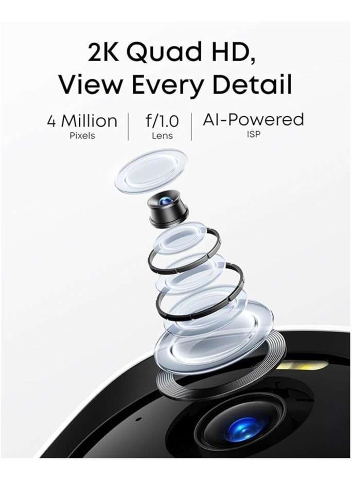 eufy eufy Security eufyCam E40 2-Cam Kit (HomeBase 2) Solar Security Camera Outdoor Wireless, 2K Resolution with Integrated Solar Panel, MaxColour Night Vision, HomeKit Compatible, No Monthly Fee - Image 3