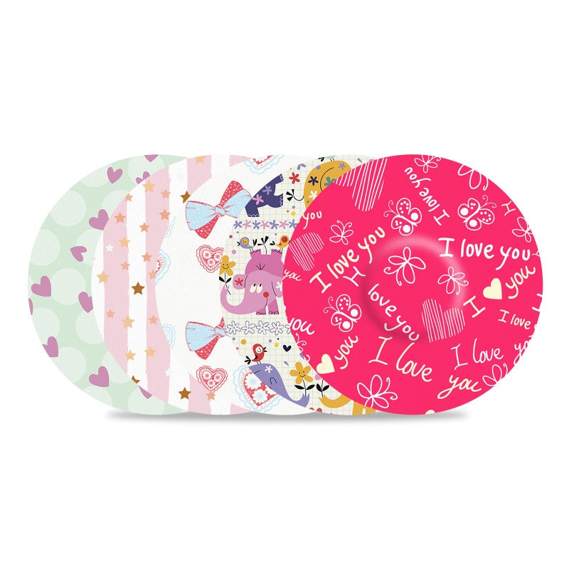 OBUZOO 10 Pack Libre 3 Plus Sensor Covers Waterproof & Sweatproof Patches for Libre 3 Sensor & Plus,Hypoallergenic & Latex Free,Breathable & Flexible Adorable Stickers for Long Stay Protection - Image 1