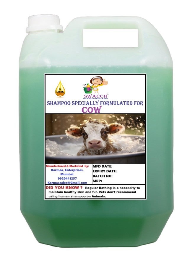swacch Shampoo Specially Formulated for Cow (5 Litre) Neem Alovera - Image 1