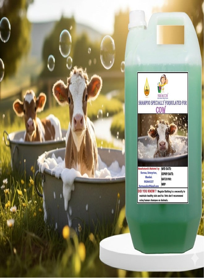 swacch Shampoo Specially Formulated for Cow (5 Litre) Neem Alovera - Image 2