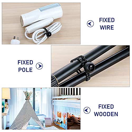 Kinzomor Bungee Cords with Balls 50 PCS- Ball Bungee Cords 4 Inch Heavy Duty Elastic Cord Ball Bungee Canopy Tie Downs Tarp Bungee with Balls for Camping, Shelter,Cargo,Tent Poles UV Resistant - Image 5