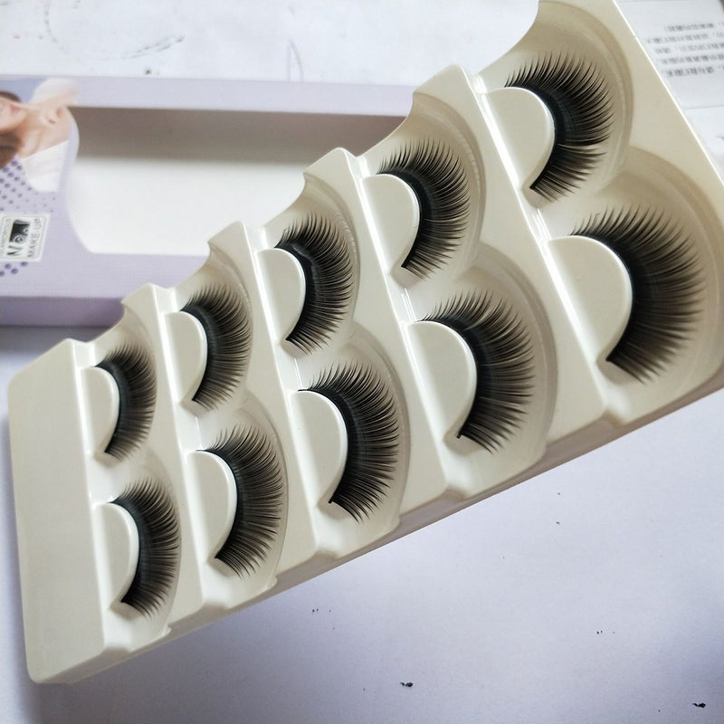 5 Pairs Thick Eyelashes Natural Fake Eyelashes Fashion Makeup Tools Eye Lashes Extension - Image 3