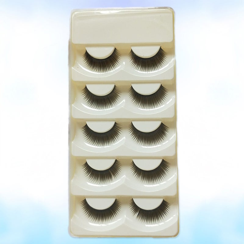 5 Pairs Thick Eyelashes Natural Fake Eyelashes Fashion Makeup Tools Eye Lashes Extension - Image 2