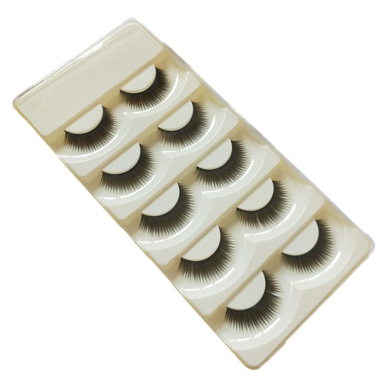 5 Pairs Thick Eyelashes Natural Fake Eyelashes Fashion Makeup Tools Eye Lashes Extension - Image 5