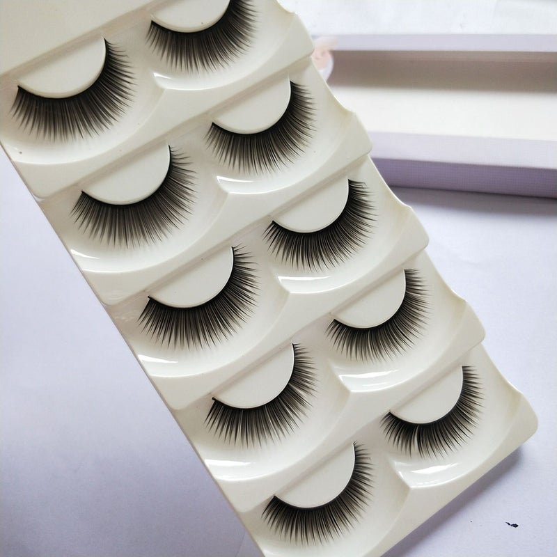 5 Pairs Thick Eyelashes Natural Fake Eyelashes Fashion Makeup Tools Eye Lashes Extension - Image 4