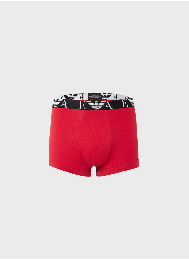 EMPORIO ARMANI - 3 Pack Logo Band Boxers - Image 1