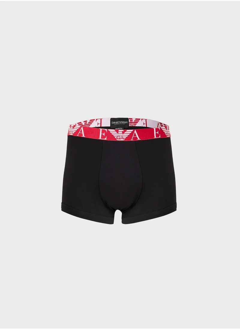 امبوريو ارماني 3 Pack Logo Band Boxers