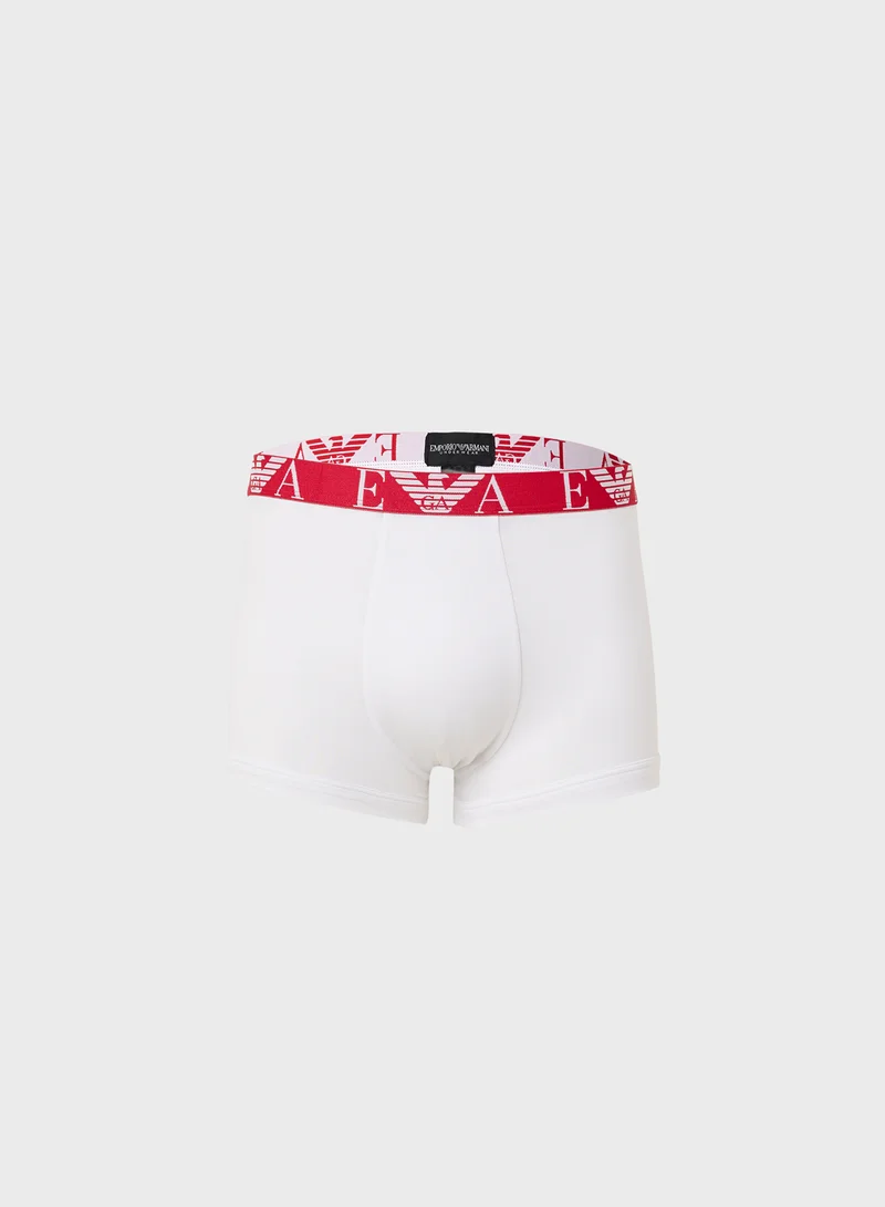 امبوريو ارماني 3 Pack Logo Band Boxers