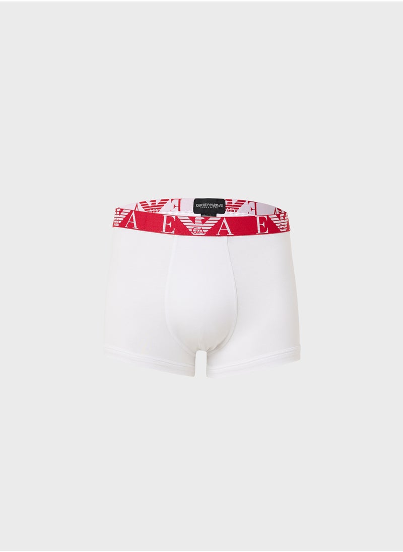 EMPORIO ARMANI - 3 Pack Logo Band Boxers - Image 1