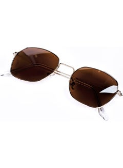 Focus On Gaia Gold Brown Sunglasses  - Image 1