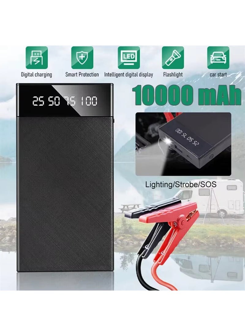 EzzySo - Car Jump Starter With 400A 10000mah Water-Resistant Jump Starter Battery Pack, Battery Jumper Starter Portable - Image 1