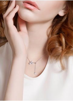 AWNL Lily of the valley Necklace with S925 Sterling Silver Gift for Women Girlfriend Mother  - Image 2