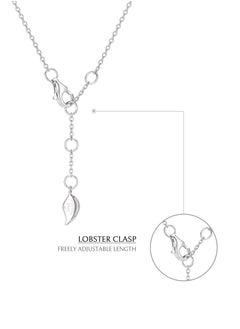 AWNL Lily of the valley Necklace with S925 Sterling Silver Gift for Women Girlfriend Mother  - Image 5