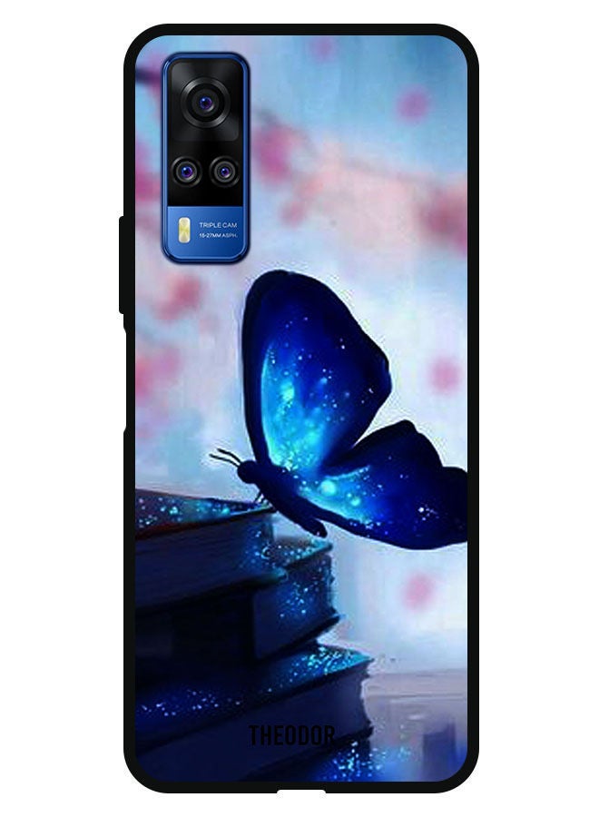 Theodor Protective Case Cover For Vivo Y51 2020 Books And Butterfly - Image 1