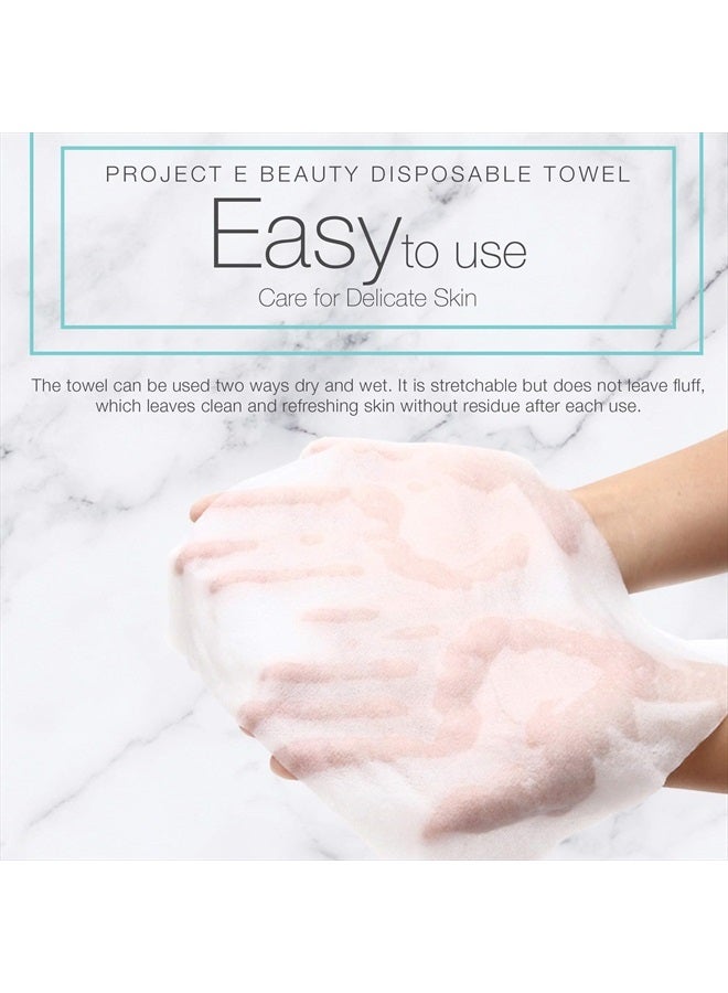Project E Beauty 100pcs Disposable Cotton Compressed Towel by Project E Beauty | Cotton Coin Towel | Soft & Absorbent | Portable for Travel, Outdoors & Camping | Sports Gym & Beauty Salon (100, Compressed Towel) - Image 4