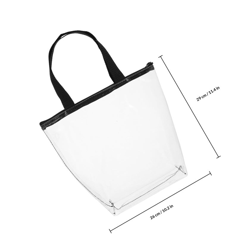 Large Travel Toiletry Bag PVC Cosmetic Pouch Portable Wash Organizer 29x26x10 5cm - Image 3