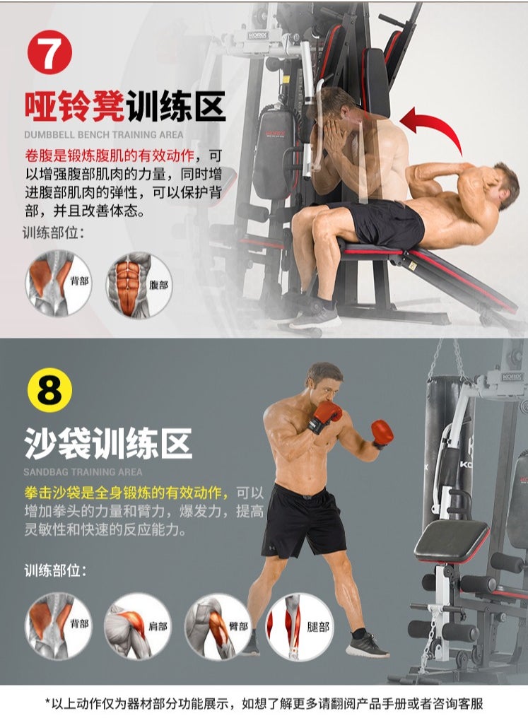 MG65-Multifunctional Comprehensive Training Equipment Home Gym Three Stations, 73kg Weights - pzsku/Z38B64DF3E881EA6269E5Z/45/1742376443/6c37385c-5b78-40b7-858e-2fb8cb899b29