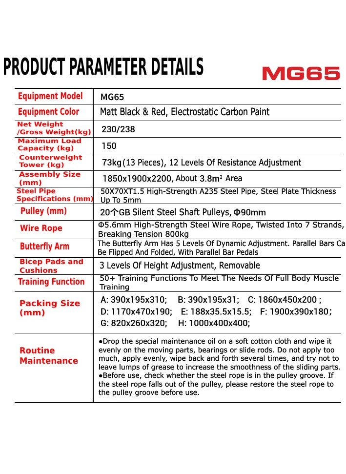MG65-Multifunctional Comprehensive Training Equipment Home Gym Three Stations, 73kg Weights - pzsku/Z38B64DF3E881EA6269E5Z/45/1742377167/ec10365f-5fd8-43cc-91d6-5e6aa3605a5e