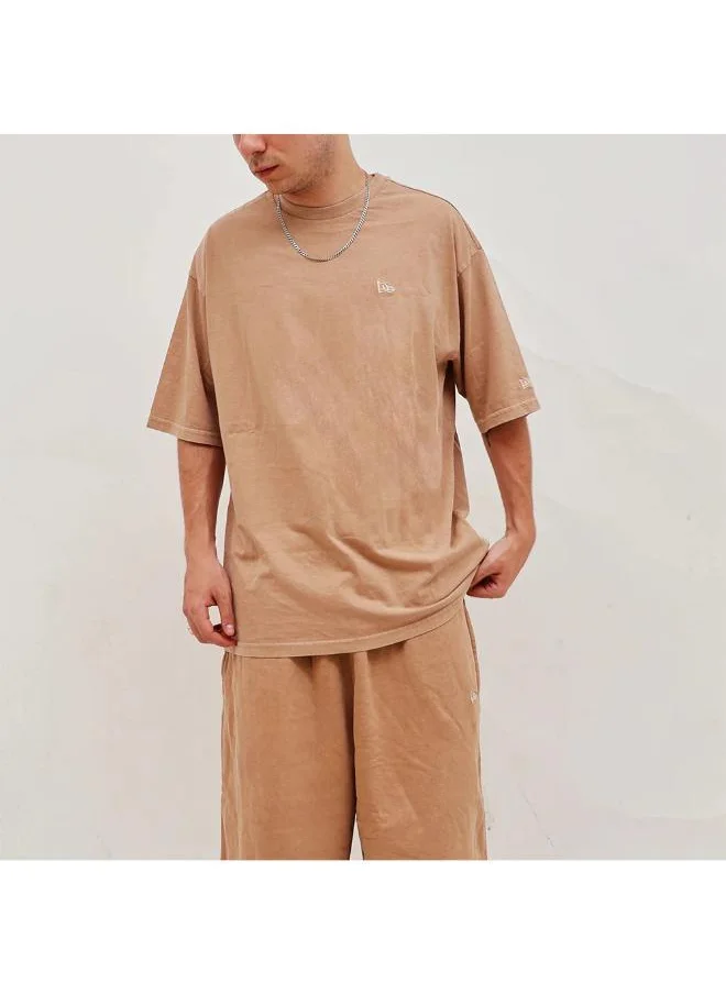 نيو ايرا Logo Washed Oversized T-Shirt