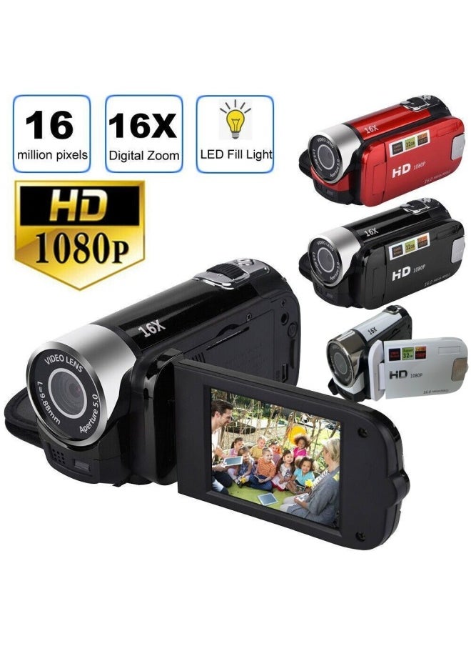 Generic English Manufacturers Produce HD100A HD Digital Camera 16 Million Pixels 1080p Camera-Body Color:8GB Card + Card Reader Adapter  - Image 2