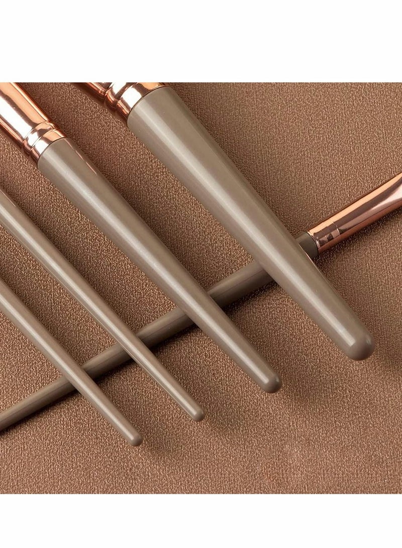 KASTWAVE Professional Makeup Brush Set Powder Foundation Eyebrow Eyeshadow Cosmetic Face Blush Make Up Tools Toiletry Kit Concealer Blending Cosmetics Tool for Women Girl 10 Pcs - Image 4