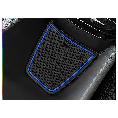 SKTU 2024 2025 2026 Chevy Trax Door Slot Mat for 2024 2025 2026 Chevrolet Trax (LS,1RS,LT,2RS,ACTIV) 2024-2026 Trax Accessories 14PCS Fit 2024+ Trax Door Compartment Cup Center Console Liners (Blue) - Image 5