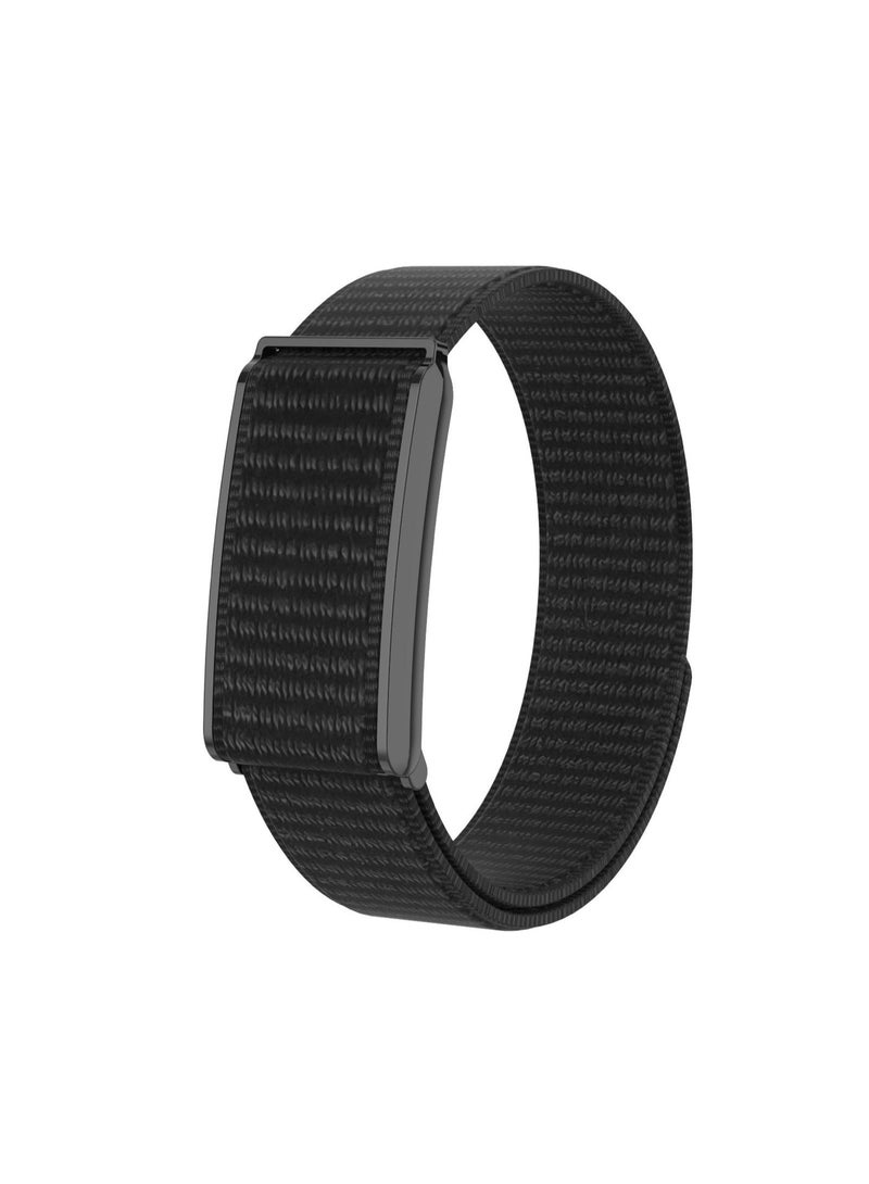porodo TrackFit screenless fitness tracker with black and orange strap and black case - Image 1