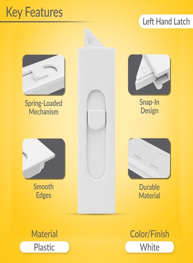 Brixwell 85-932lh-XCP2 White Top Sash Tilt Latch left Handed - pack of 2 - Image 3