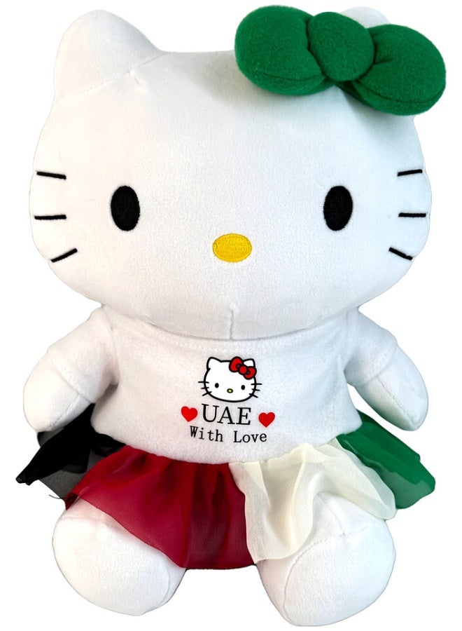 Hello Kitty UAE National Day-Themed Collection Plush Toy, 30cm | Emirate Elegance Plush | Collectible Soft Toy | Stuffed Toy | Perfect gift for National Day - Image 1